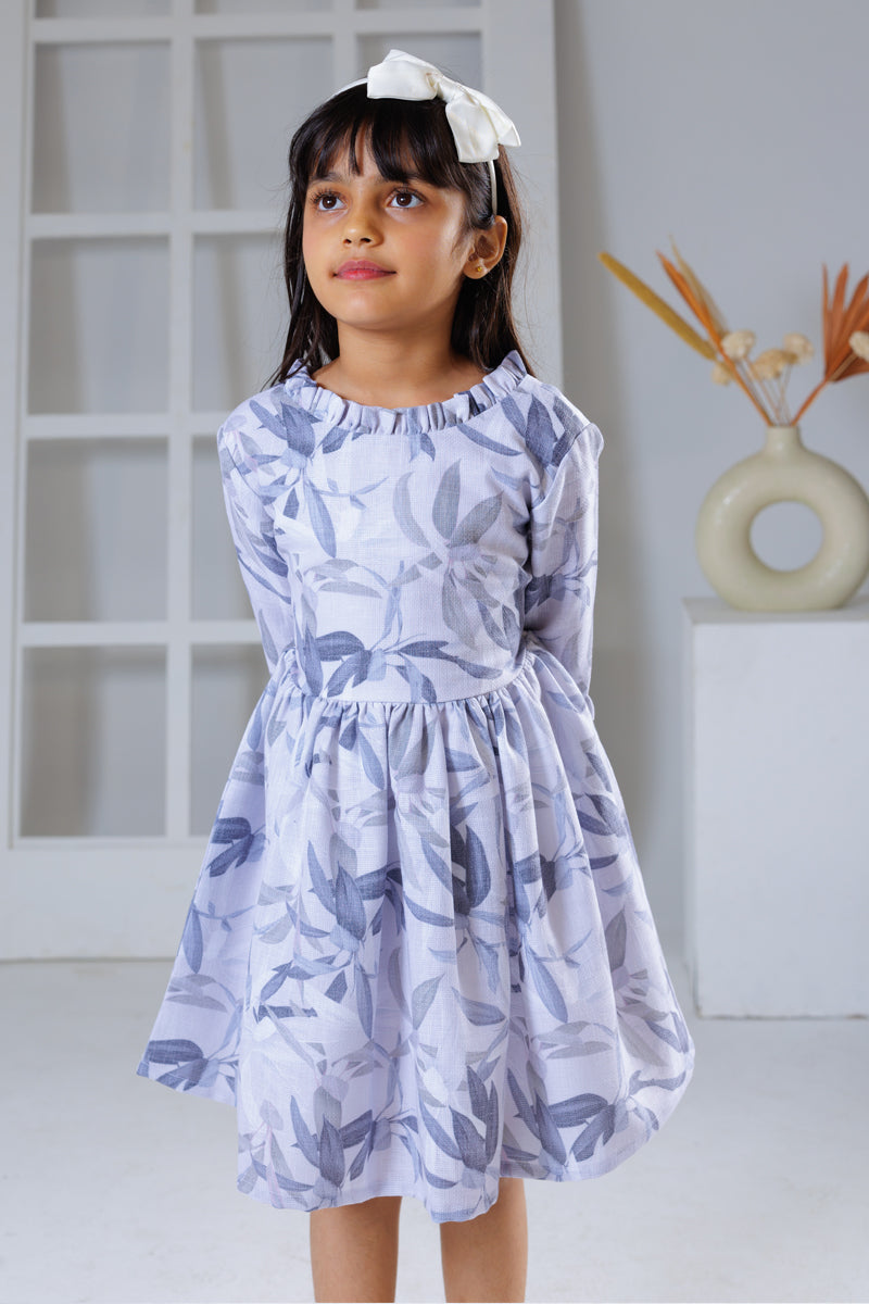 Feather Grey Dress