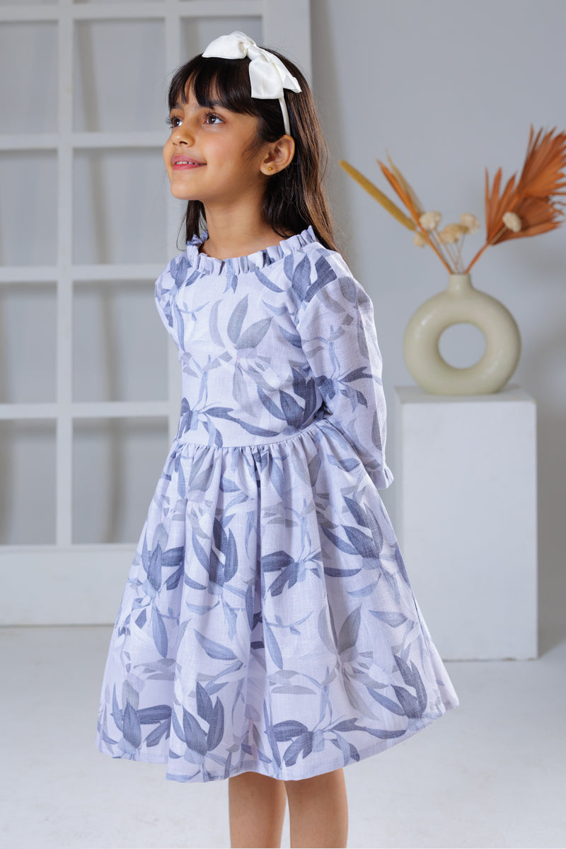 Feather Grey Dress