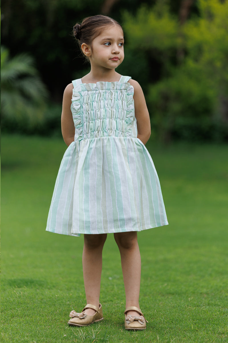 Olive Air Dress