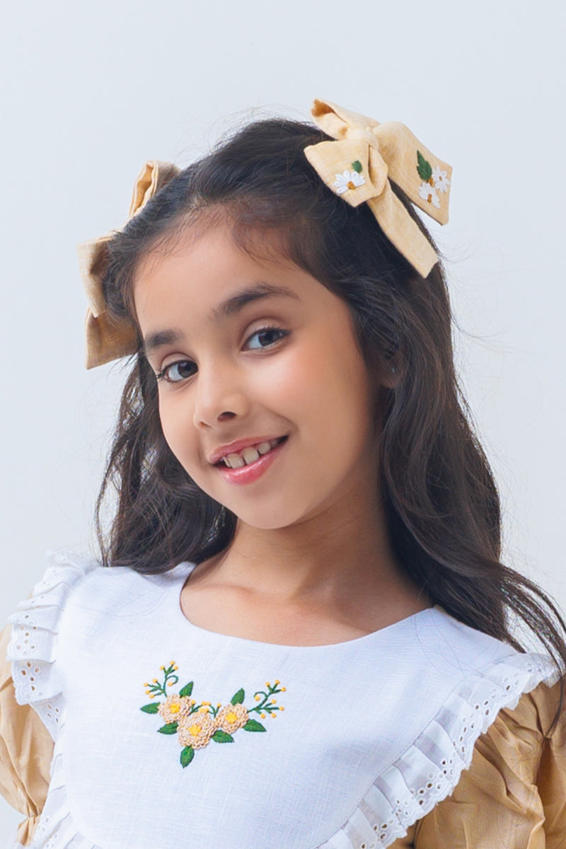 Pure blossom set of 2 bows