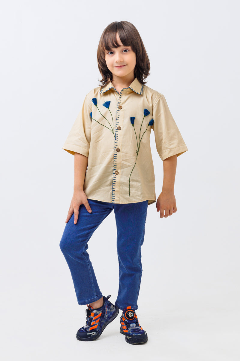Teal Whisper shirt
