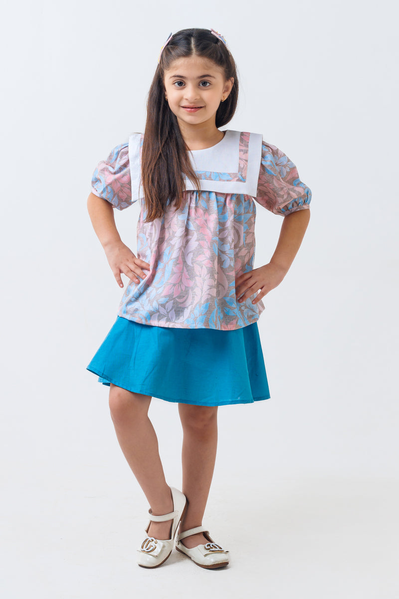 Rosebud Top and Skirt Set