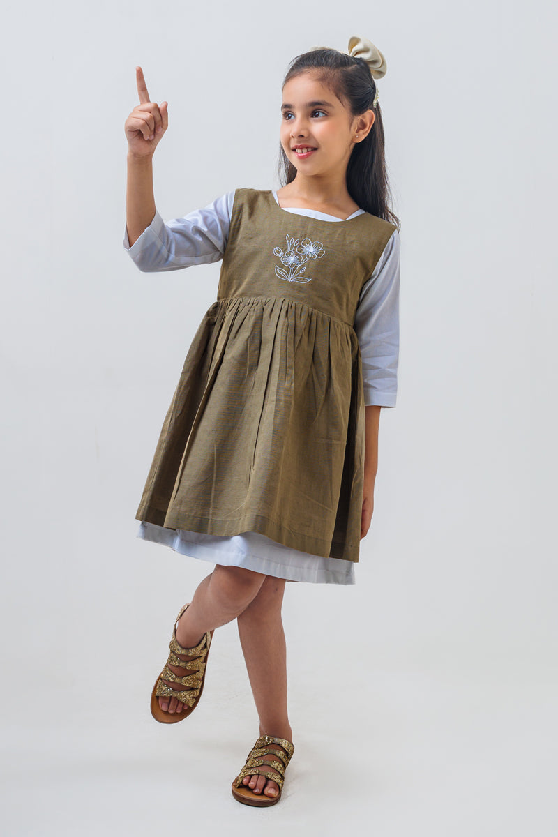 Latte layers dress