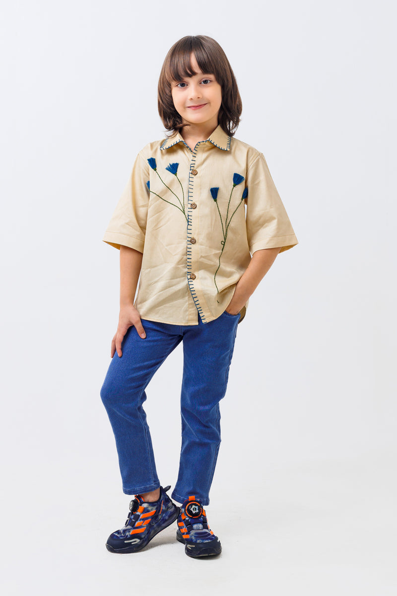 Teal Whisper shirt