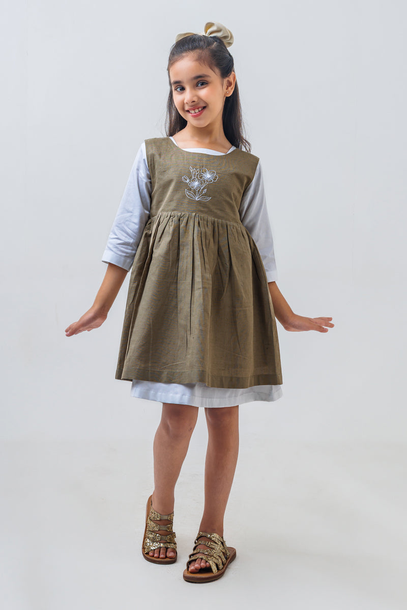 Latte layers dress