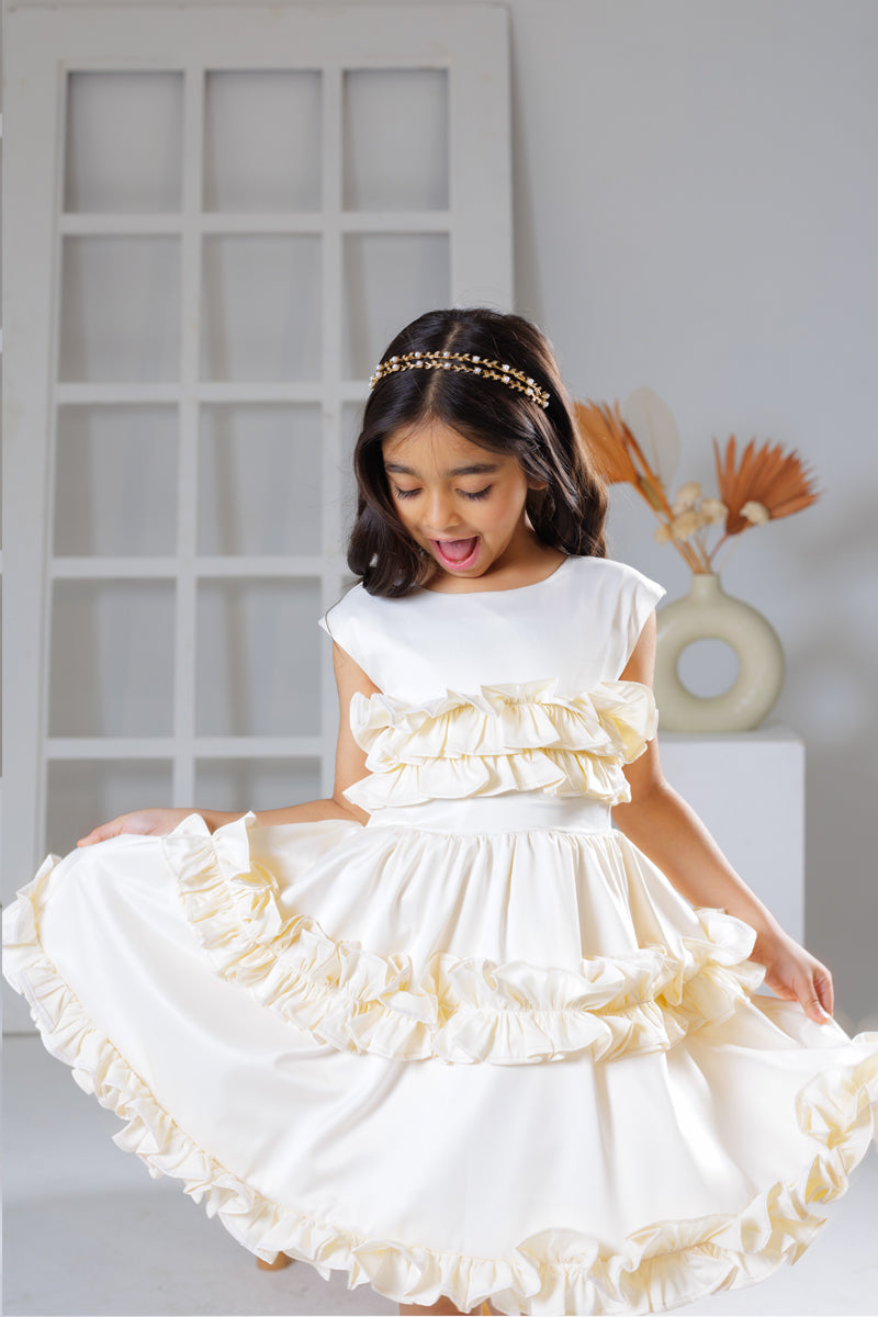 Cream Puff Spin dress