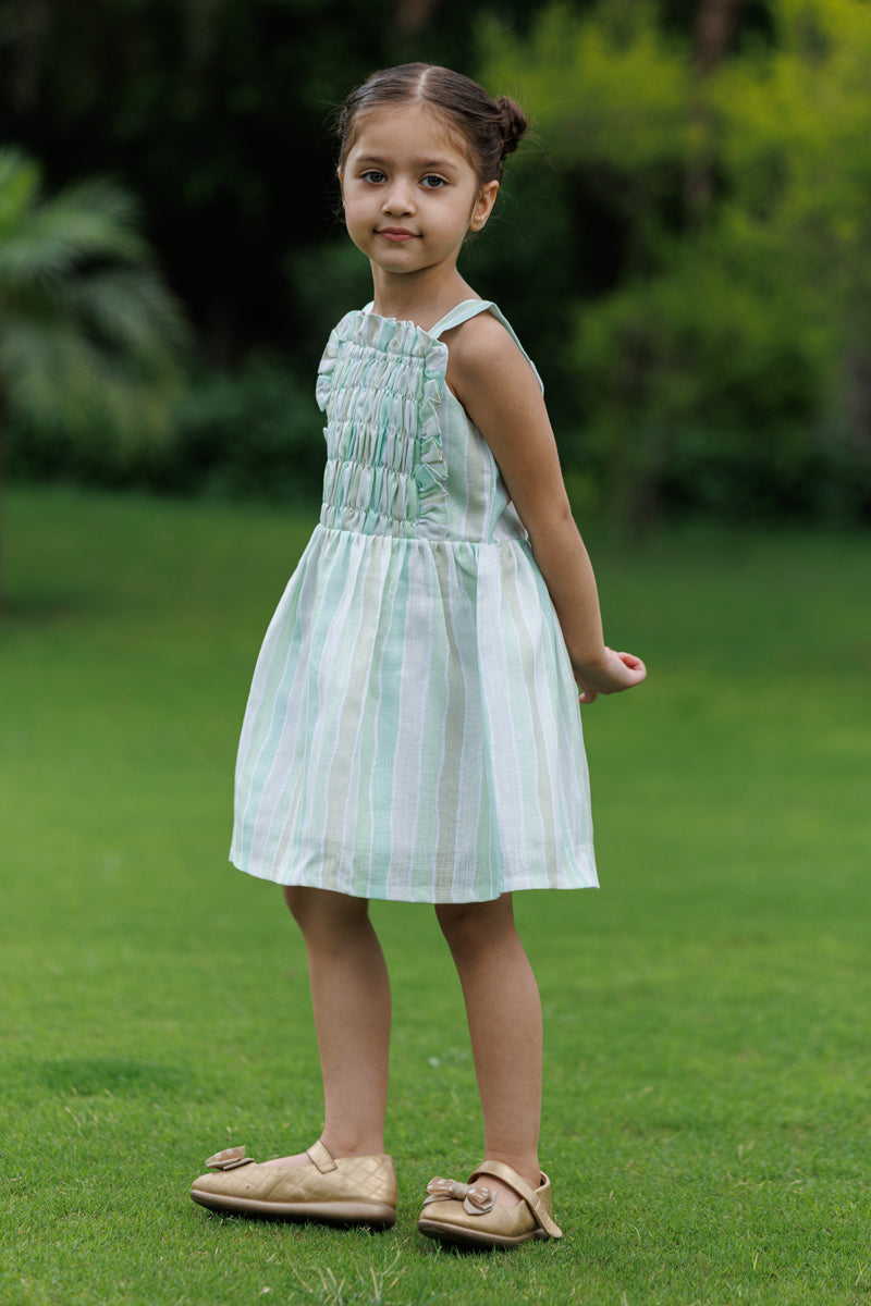 Olive Air Dress