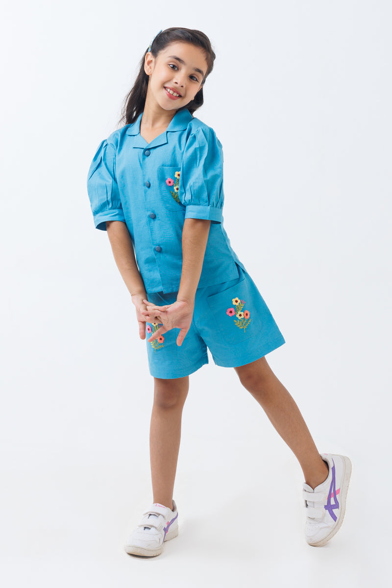 Lapis Bloom Co-ord Set