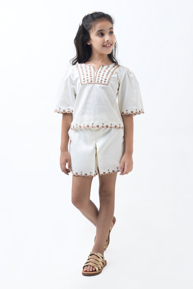 Ecru elegance Co-ord set