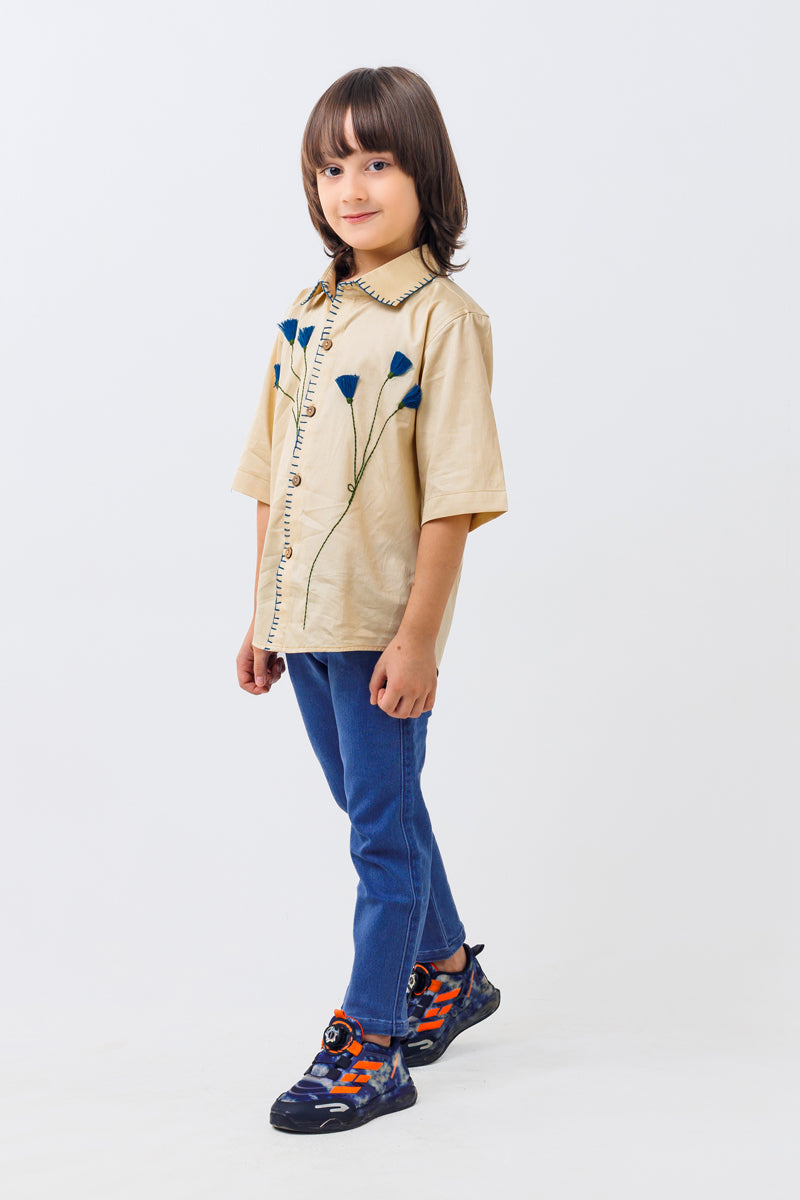 Teal Whisper shirt