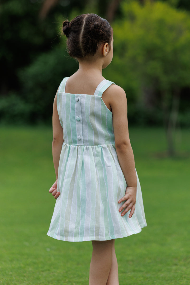 Olive Air Dress