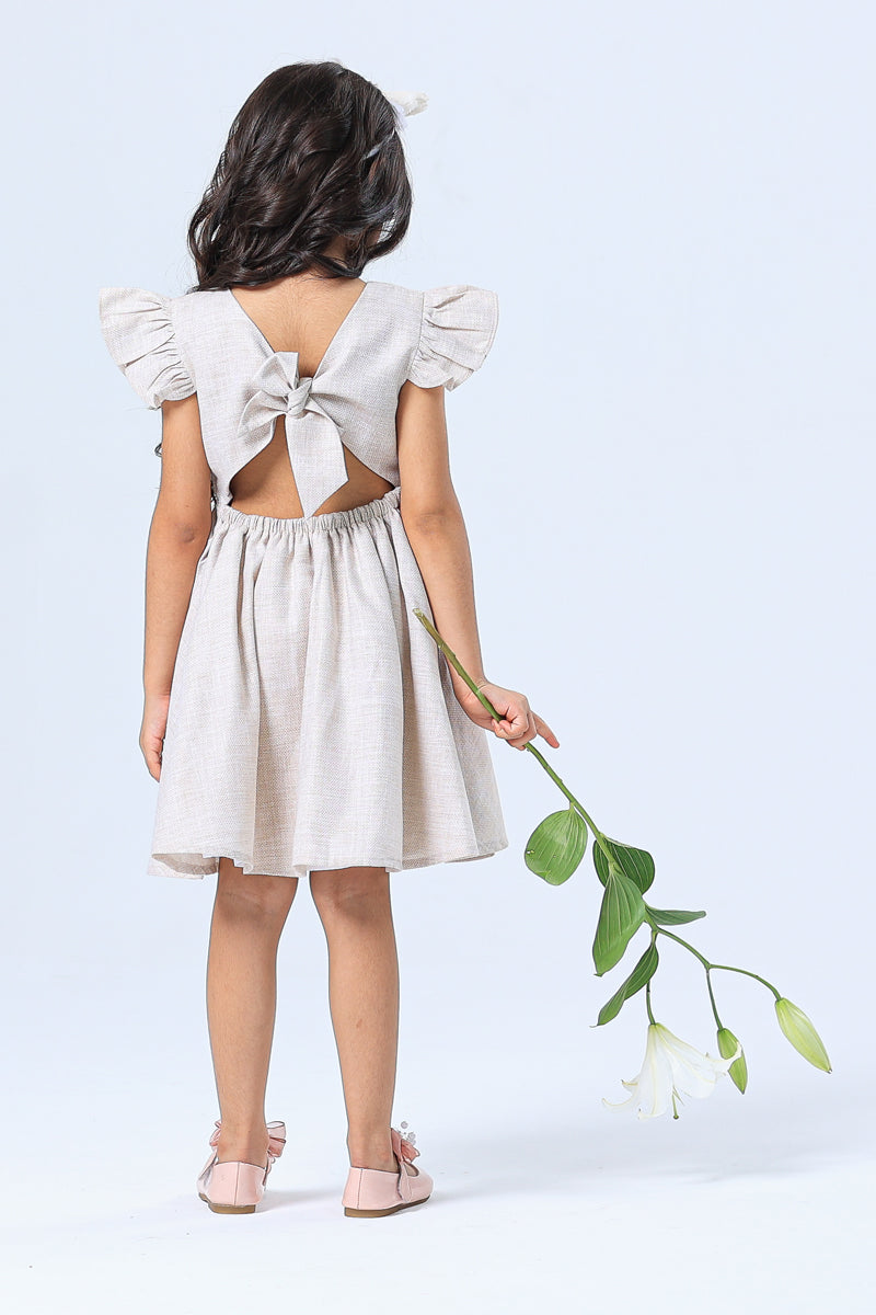 Back Bow Beauty Dress