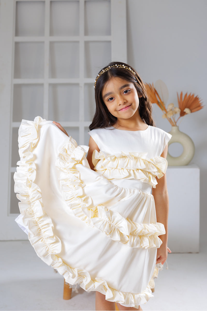 Cream Puff Spin dress