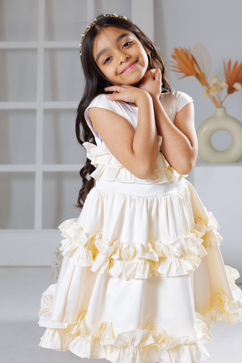 Cream Puff Spin dress