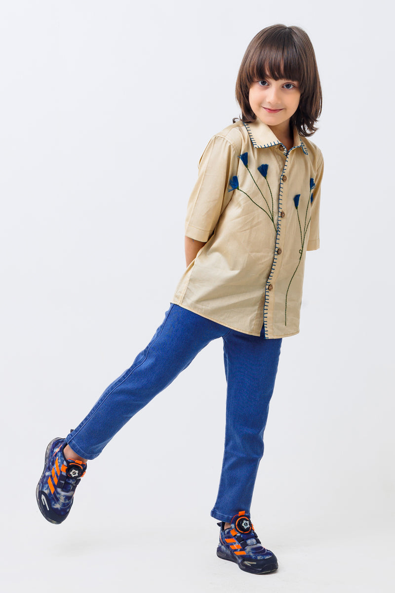 Teal Whisper shirt