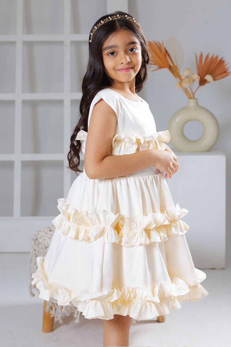 Cream Puff Spin dress