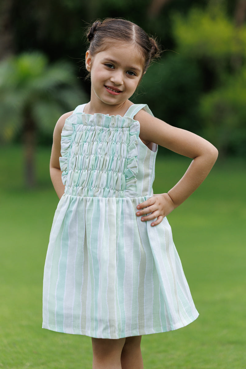 Olive Air Dress