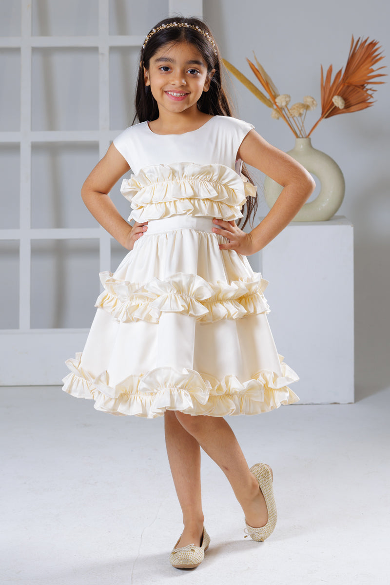 Cream Puff Spin dress
