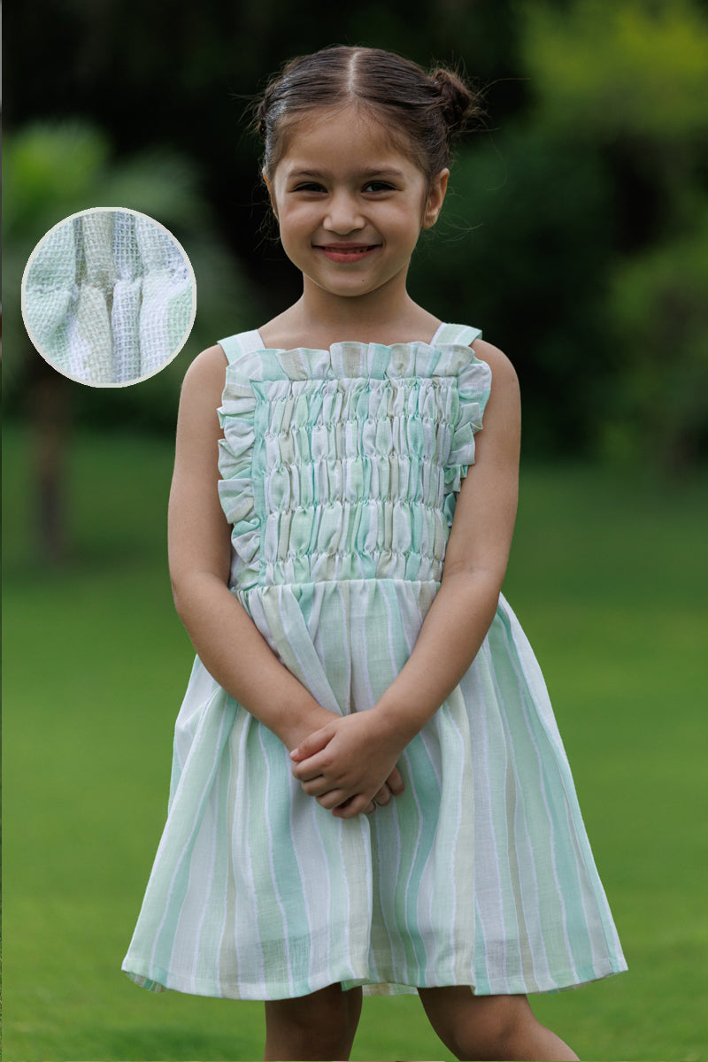 Olive Air Dress