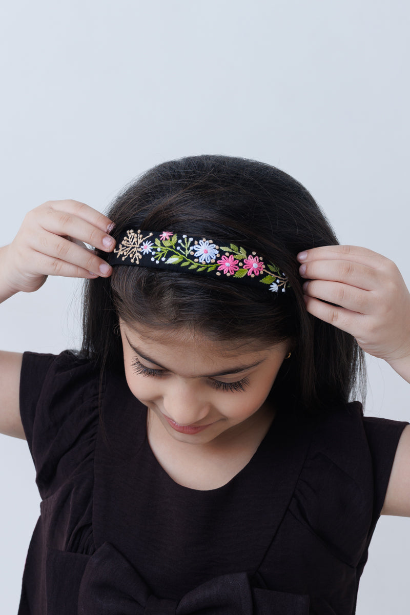 Nightshade flowers hairband