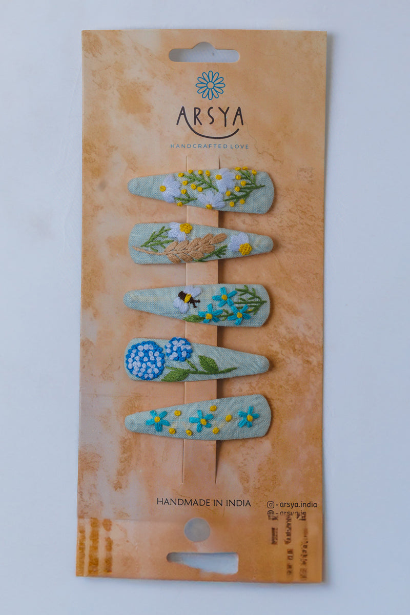 Lush petals Hair Clips