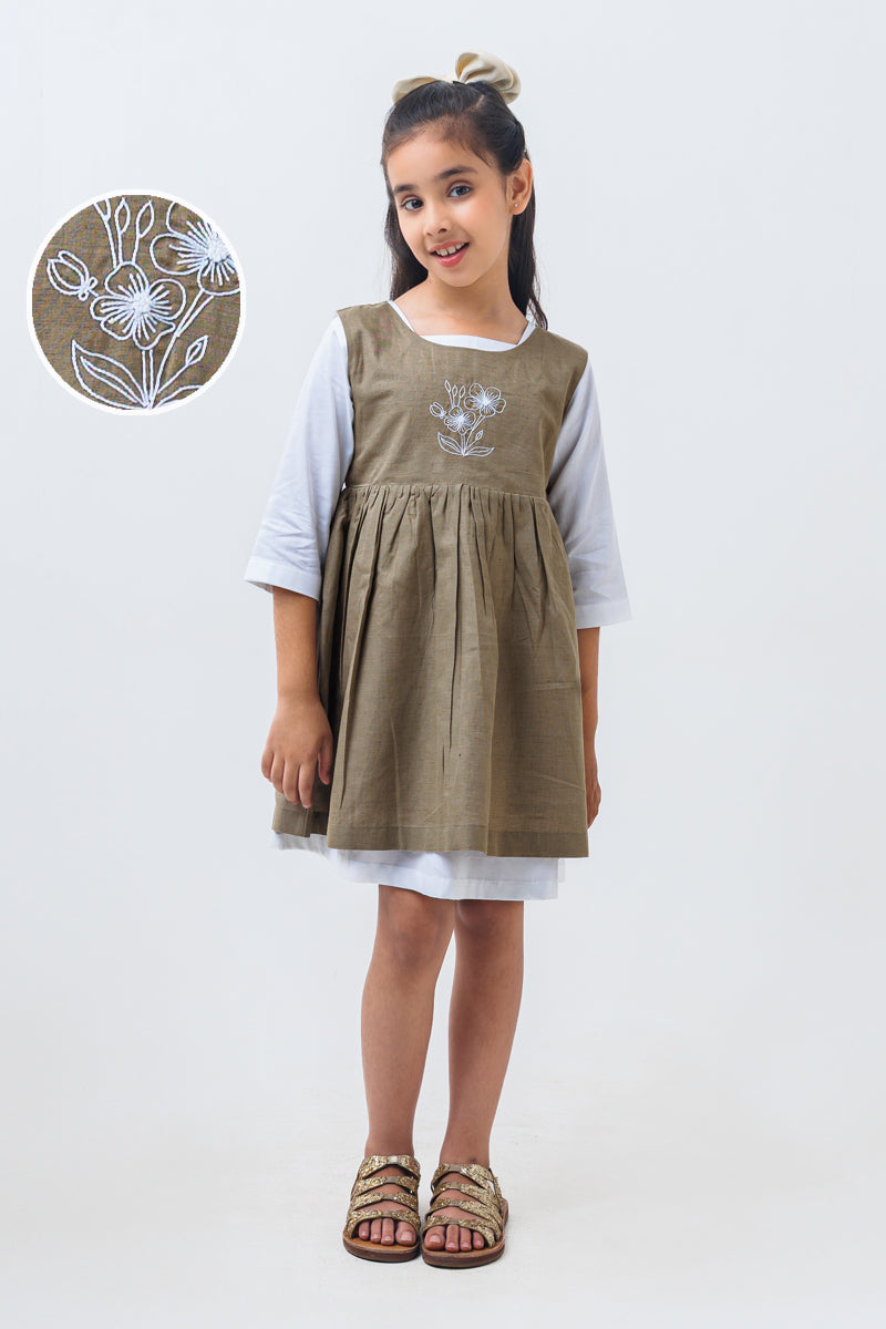Latte layers dress