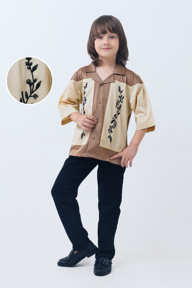 Sepia Bloom Shirt