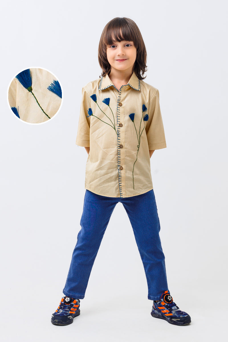 Teal Whisper shirt