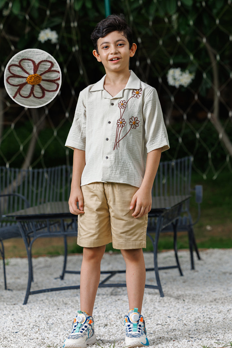 Floral Etch Shirt