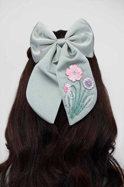 Sage Bouquet Bow - view 1