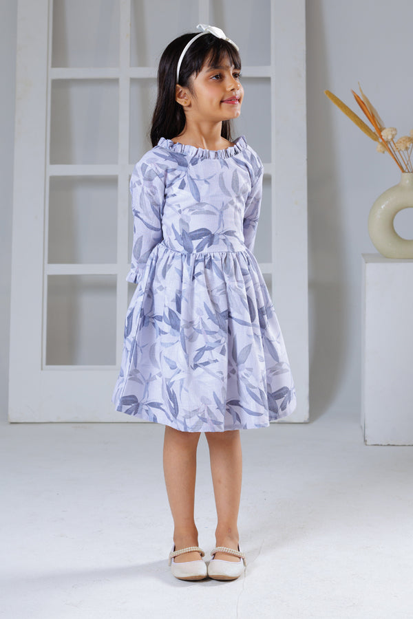 Feather Grey Dress
