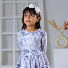 Feather Grey Dress