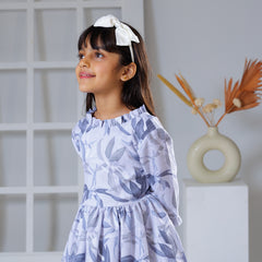 Feather Grey Dress