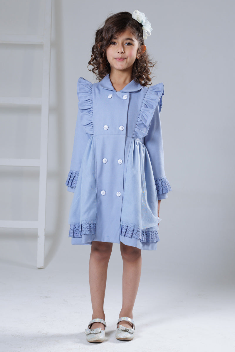 Frosted sky winter dress