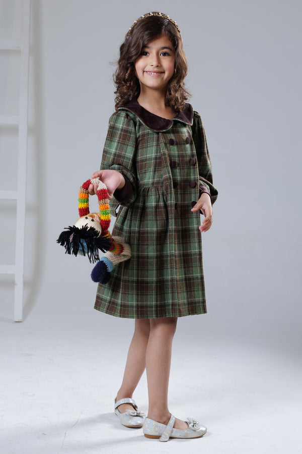 Forest Gingham Dress