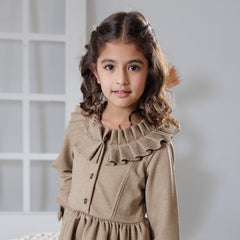 Woodland bow winter dress