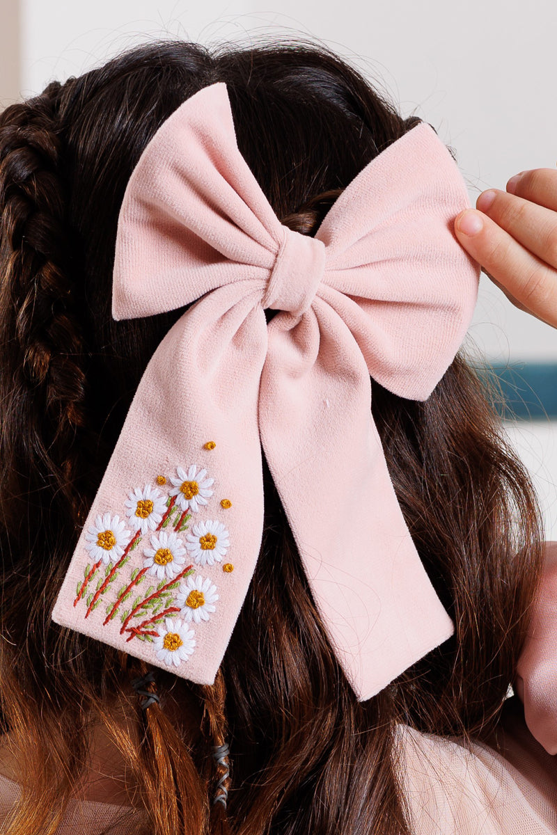 Baby Pink Blossom  Bow
