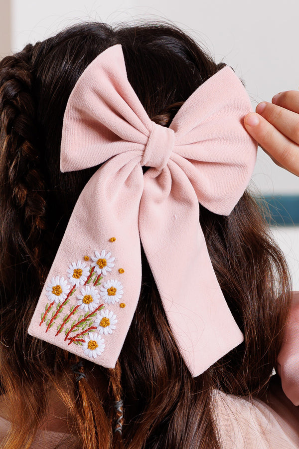 Baby Pink Blossom  Bow