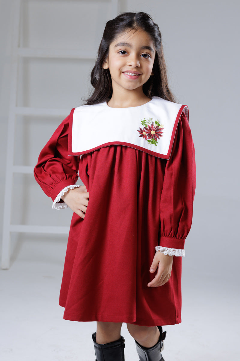 Rosette dream winter dress