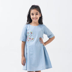 Cornflower skies dress