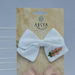 Little dove set of 2 baby headbands
