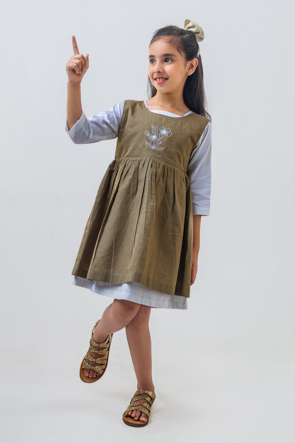 Latte layers dress