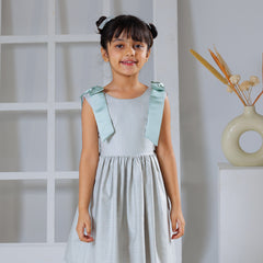 Tied in Teal Dress