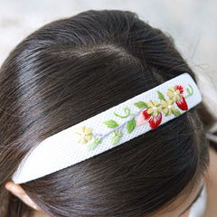 Blossom Hand Embroidered Head Band