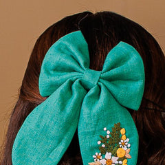Green Garden Glow bow