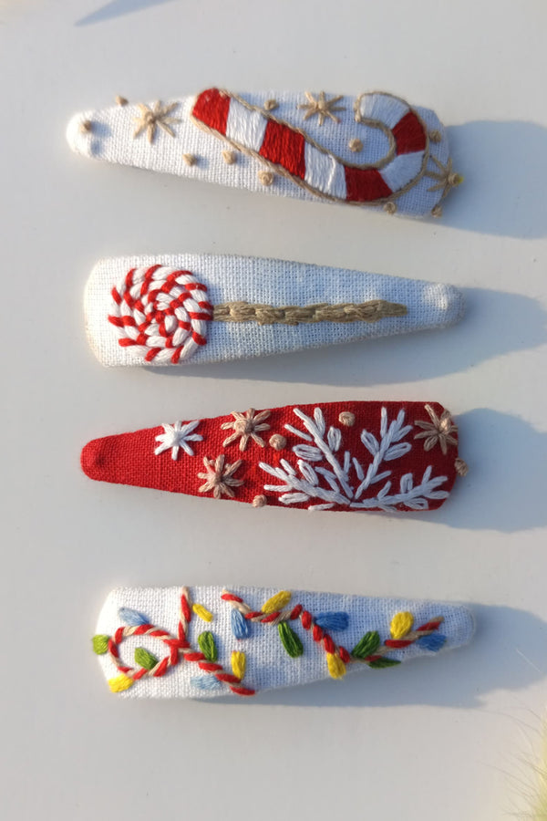 Christmas Sparkle Tic Tac Clips