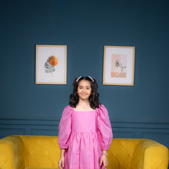 Pink Puff Oversized Dress