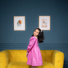 Pink Puff Oversized Dress