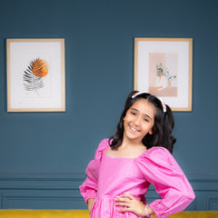 Pink Puff Oversized Dress