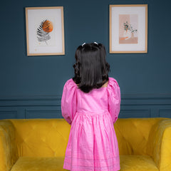 Pink Puff Oversized Dress